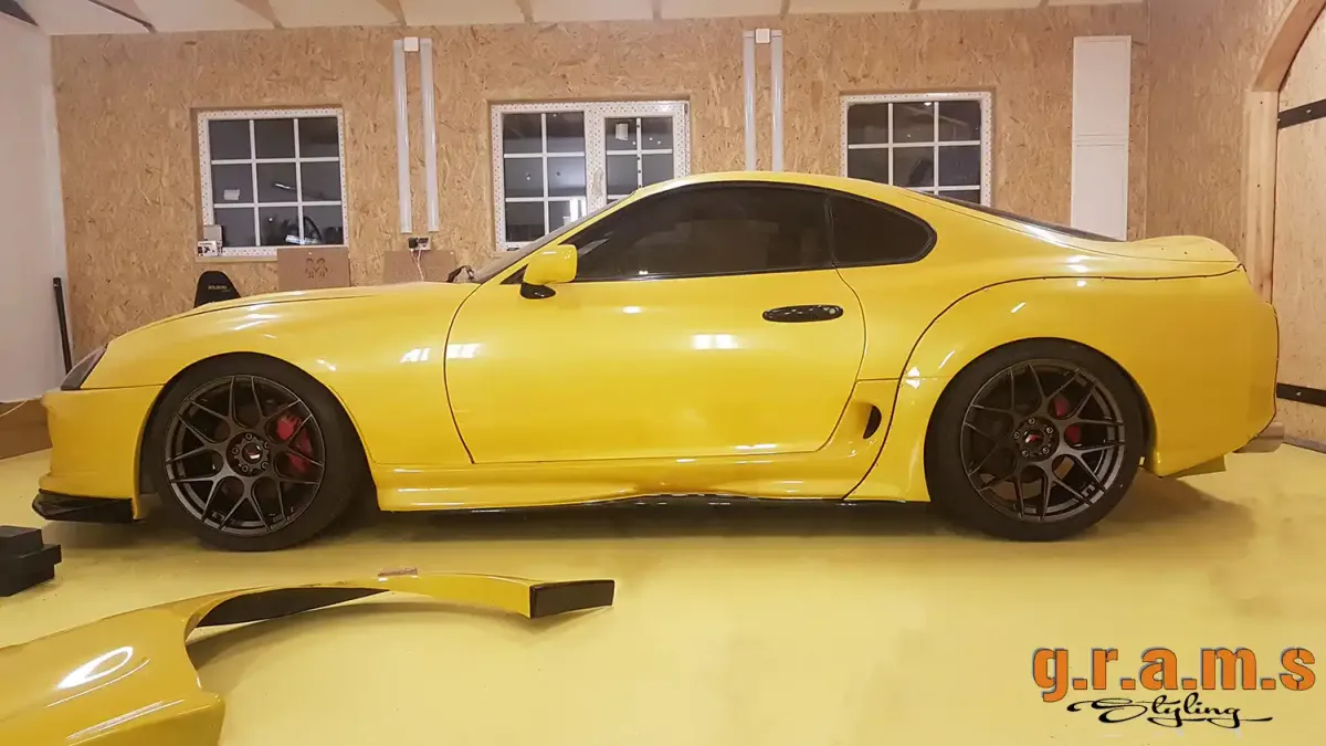 Toyota Supra MK4 Wide Body Rear Fenders - Ridox Style +50mm, photo 23 of 30