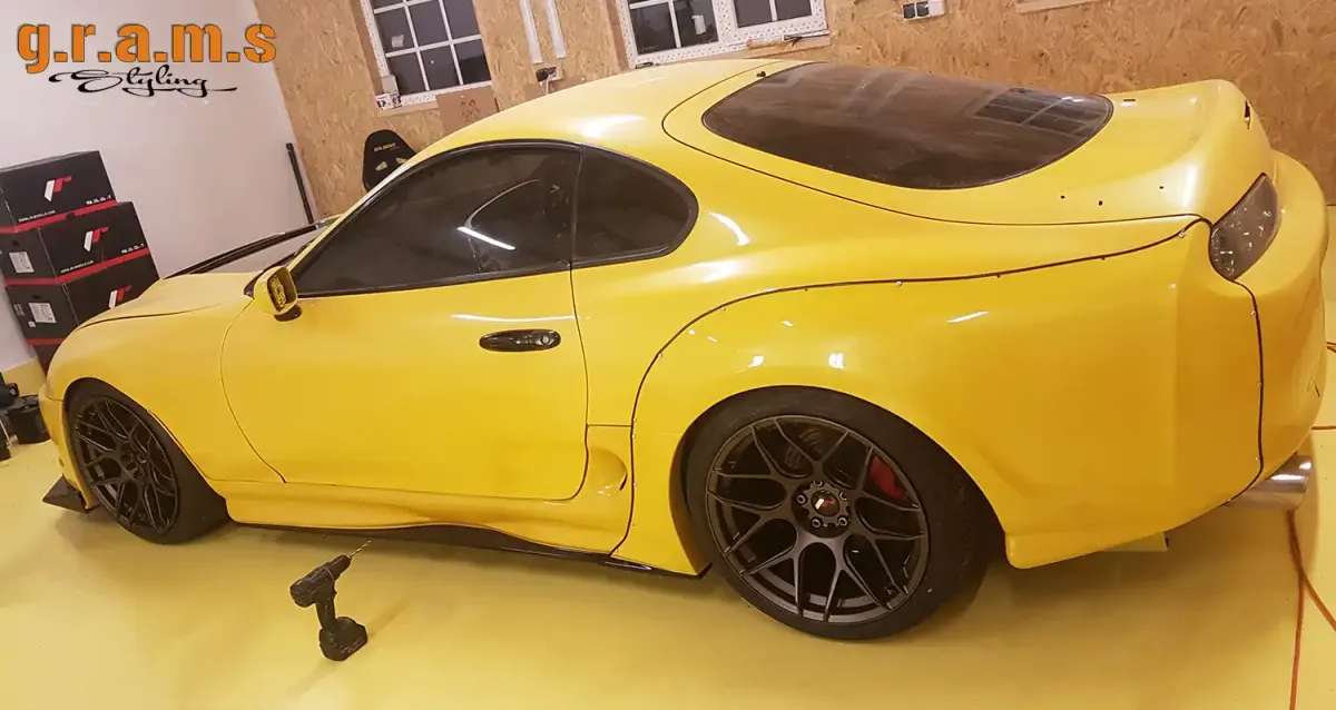 Toyota Supra MK4 Wide Body Rear Fenders - Ridox Style +50mm, photo 25 of 30