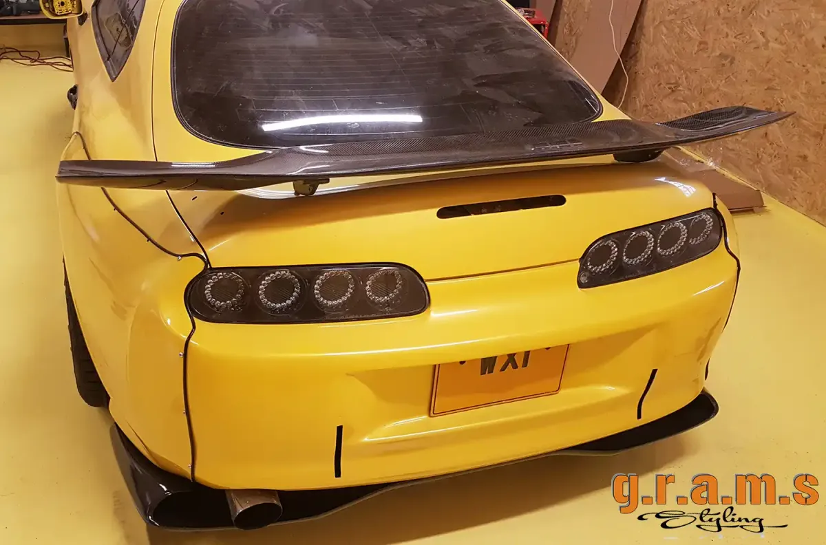 Toyota Supra MK4 Wide Body Rear Fenders - Ridox Style +50mm, photo 26 of 30