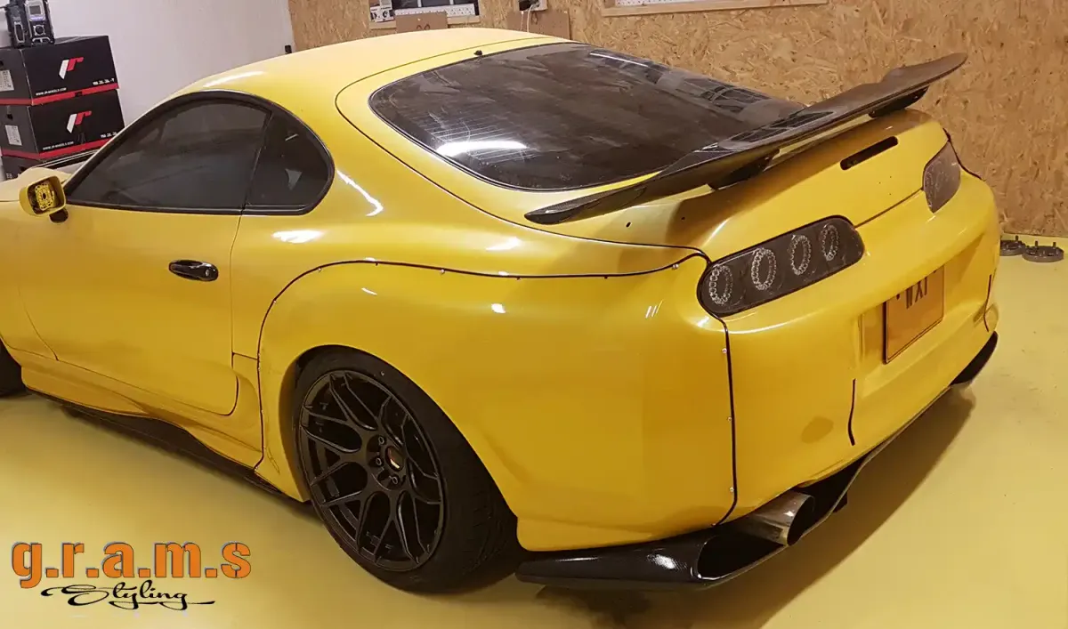 Toyota Supra MK4 Wide Body Rear Fenders - Ridox Style +50mm, photo 27 of 30