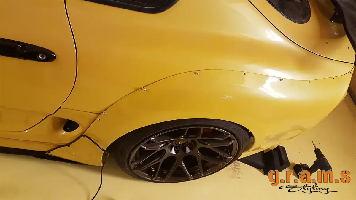 Toyota Supra MK4 Wide Body Rear Fenders - Ridox Style +50mm, photo 24 of 30