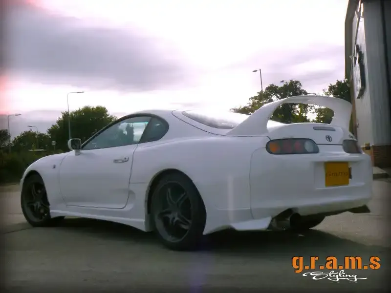 Toyota Supra MK4 Rear Spats - Bomex Style, photo 2 sur 5
