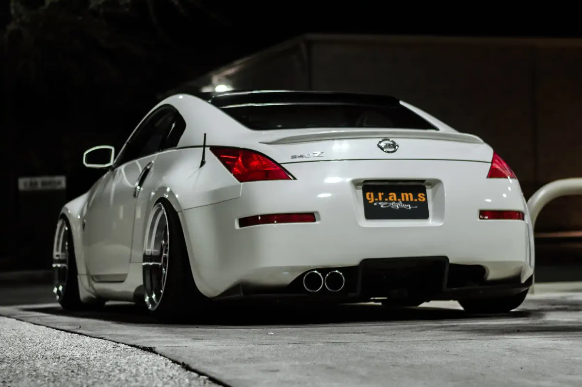 Nissan 350Z Rear Diffuser Undertray - Top Secret Style, photo 2 of 8