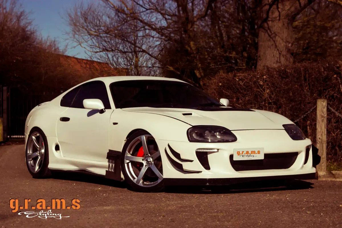 Toyota Supra MK4 Front Bumper Canards, photo 2 of 10