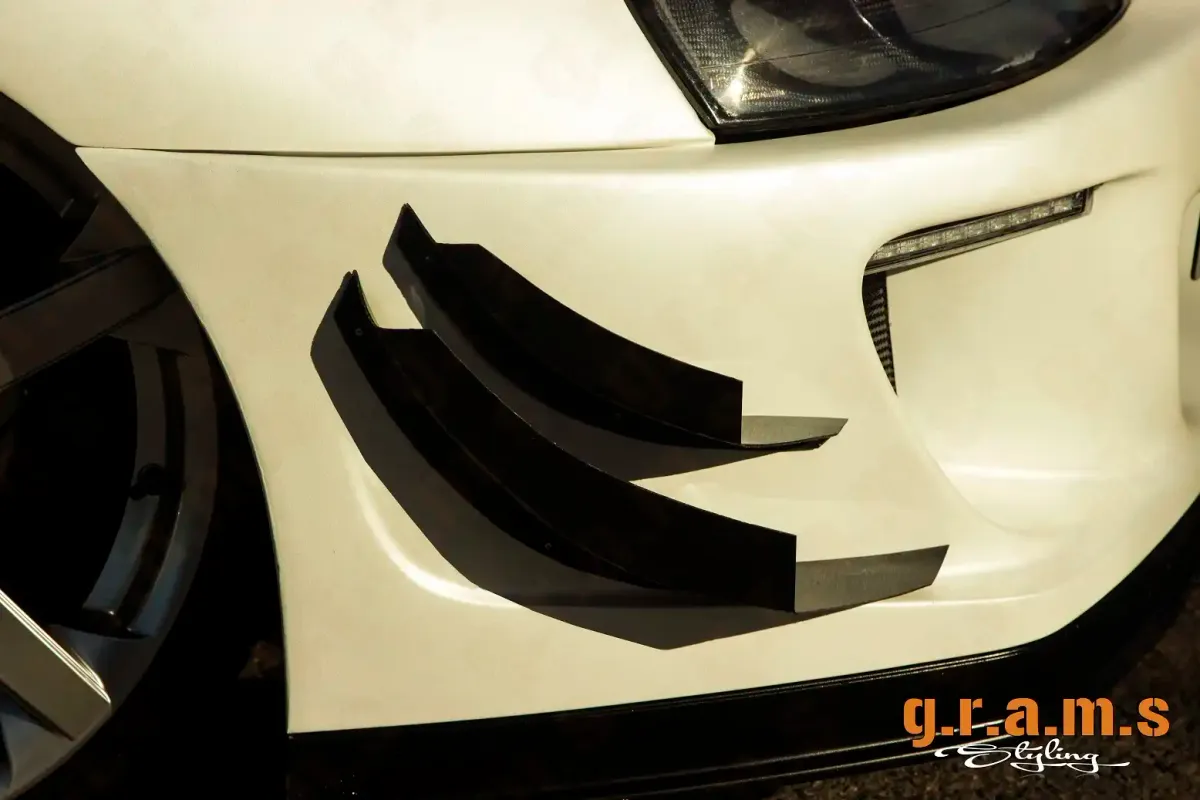 Toyota Supra MK4 Front Bumper Canards, photo 9 of 10