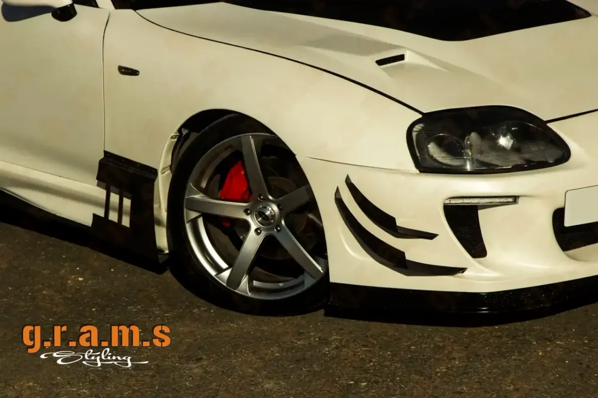 Toyota Supra MK4 Front Bumper Canards, photo 1 of 10