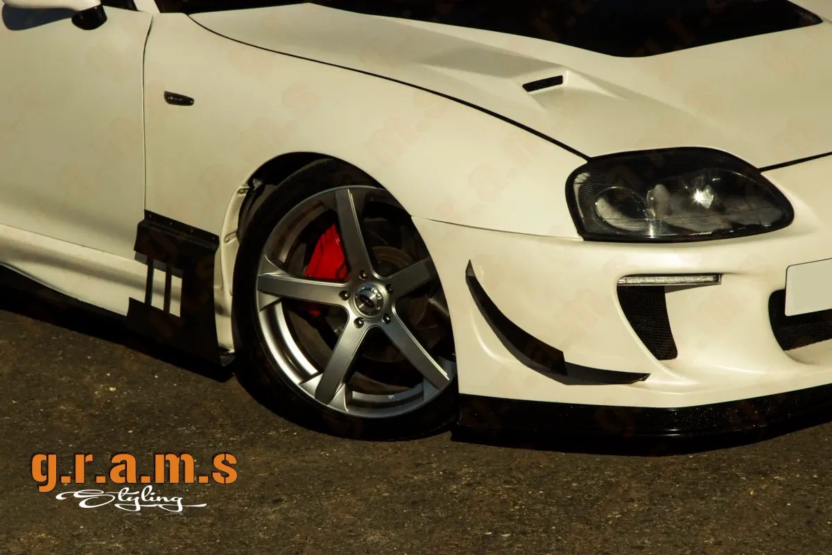Toyota Supra MK4 Front Bumper Canards, photo 8 of 10