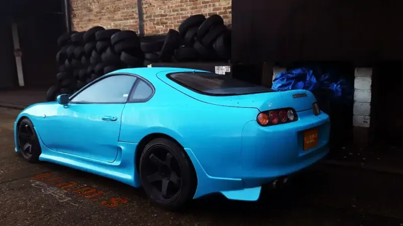 Toyota Supra MK4 Rear Spats - Bomex Style, foto 1 van 5