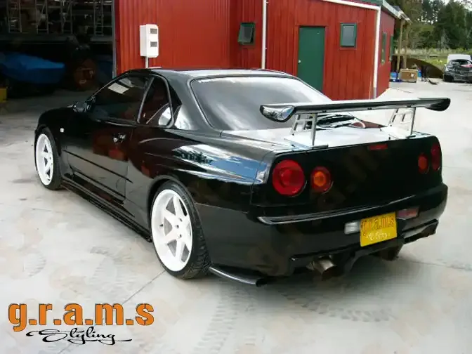 Nissan Skyline R34 Diffuser - Top Secret Shine Style, photo 3 of 9