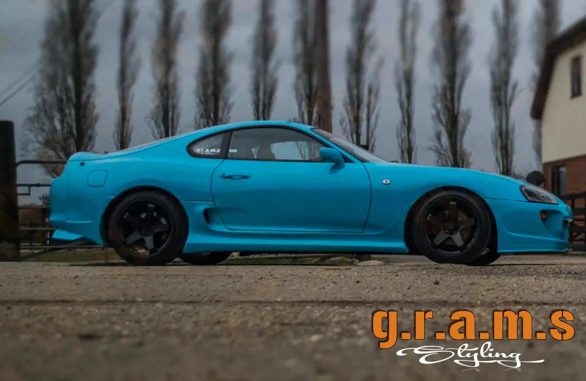 Toyota Supra MK4 Rear Spats - Bomex Style, photo 3 sur 5