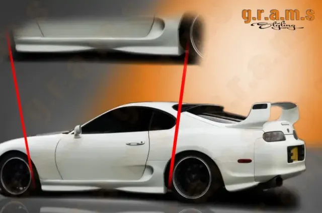 Toyota Supra MK4 OEM / TRD Style Side Skirts
