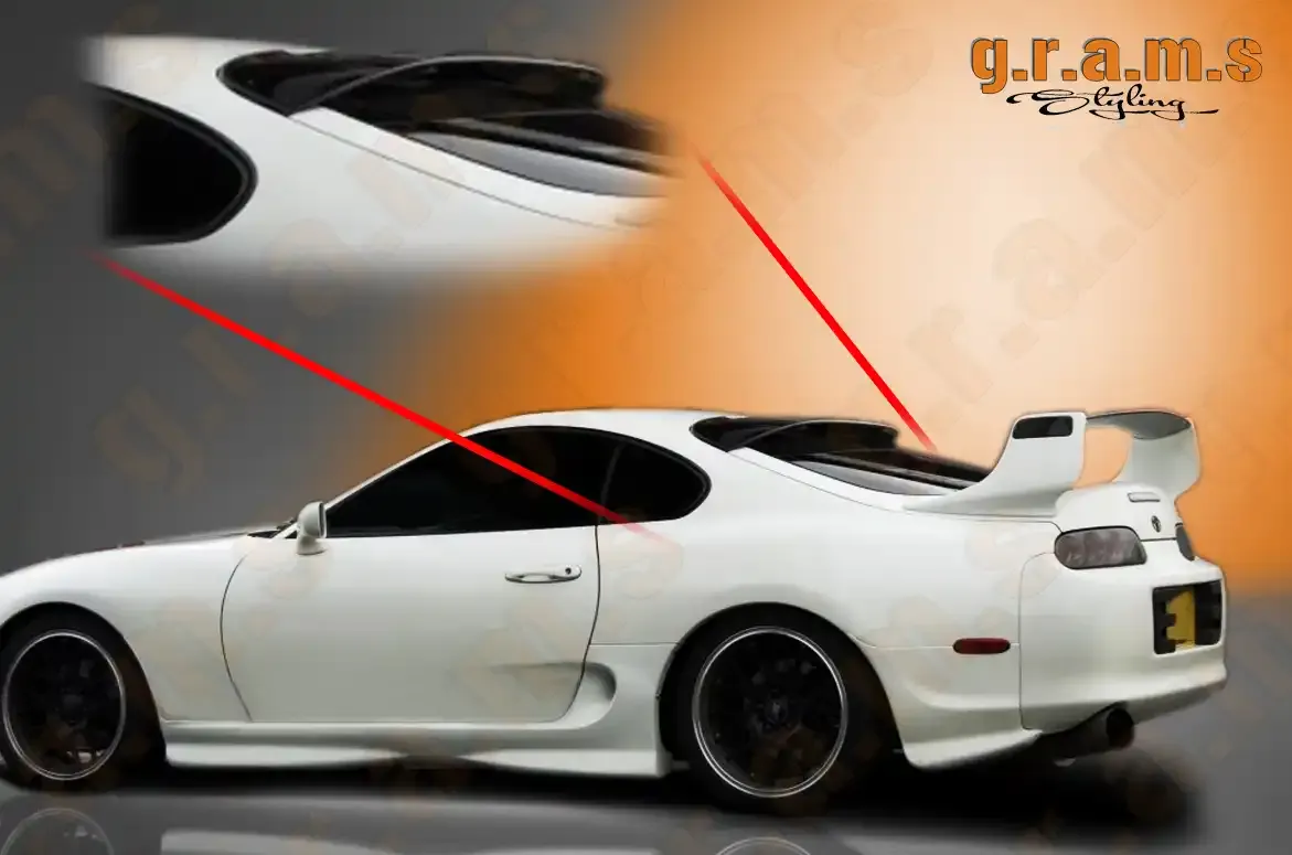 Toyota Supra MK4 Roof Spoiler - OEM and TRD Style, photo 2 of 9
