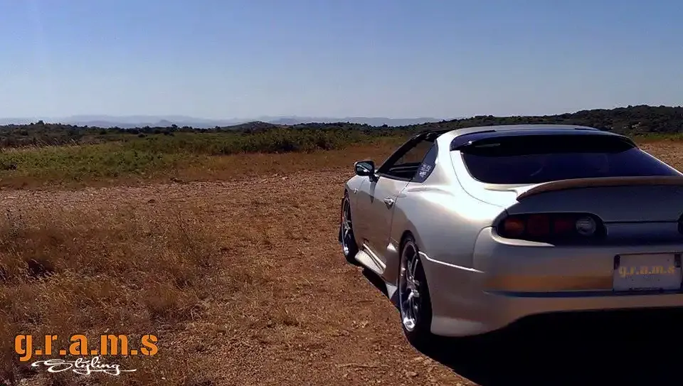 Toyota Supra MK4 Rear Bumper Diffuser Trial Style, photo 8 of 11