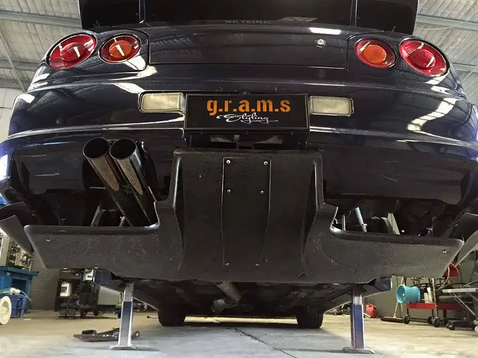 Nissan Skyline R34 Diffuser - Top Secret Shine Style, photo 9 of 9