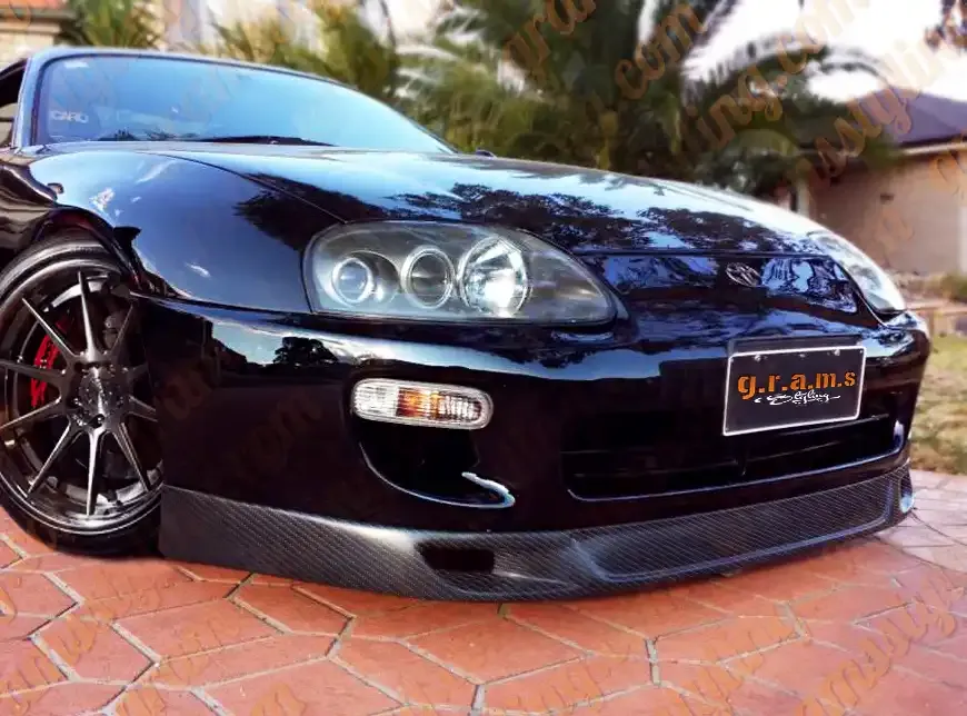 Toyota Supra MK4 Front Lip - WW Style for OEM Bumper, photo 2 of 10