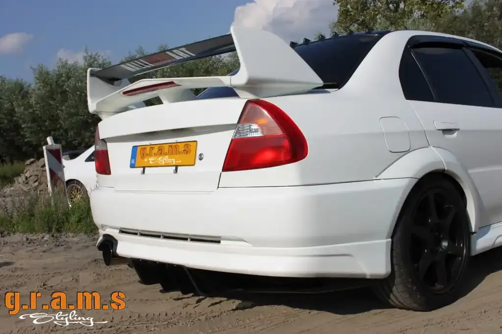 Mitsubishi Lancer 5, 6, 7, 8, 9 Rear Diffuser Top Secret - Shine Style, photo 3 of 8