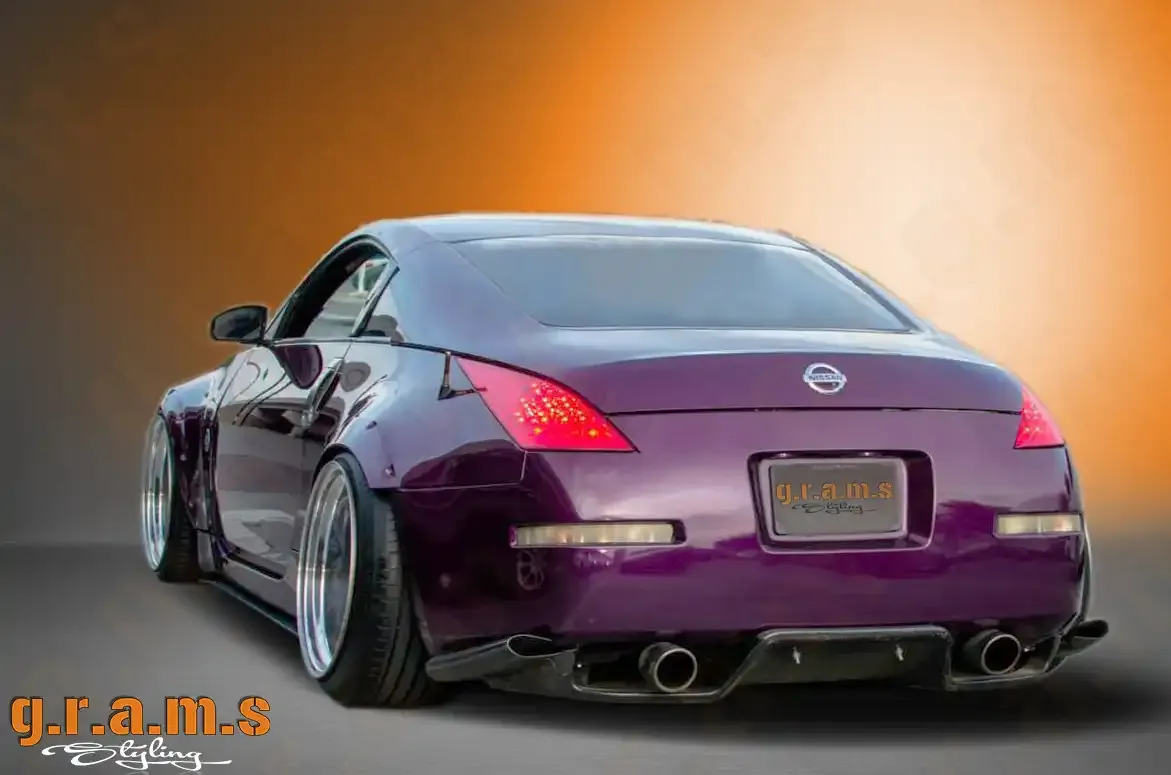 Nissan 350Z Rear Diffuser Type 3 - Top Secret Style, zdjęcie 1 z 11