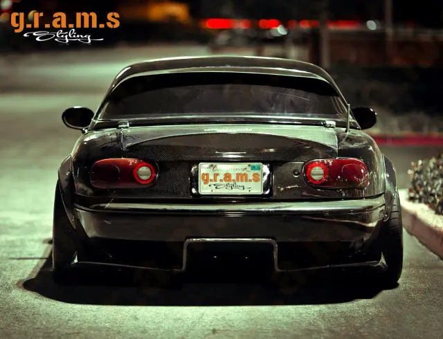Mazda MX-5 Top Secret Diffuser - Shine Style