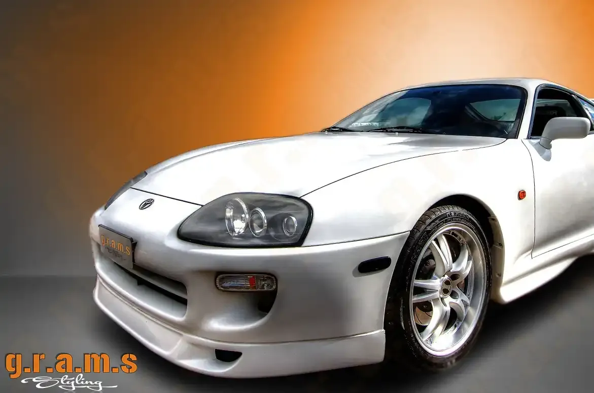 Toyota Supra MK4 Front Lip - WW Style for OEM Bumper, photo 8 of 10