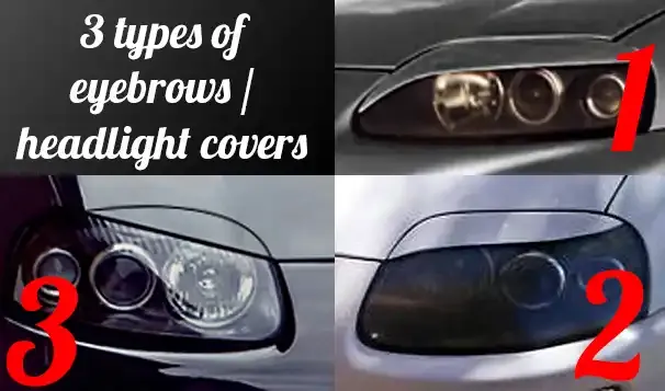 Toyota Supra MK4 Headlight Headlamp Eyebrows, foto 1 van 8