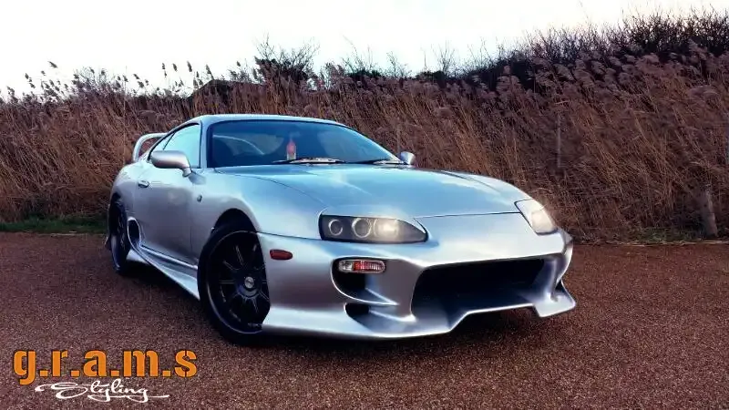 Toyota Supra MK4 Headlight Headlamp Eyebrows, foto 7 van 8
