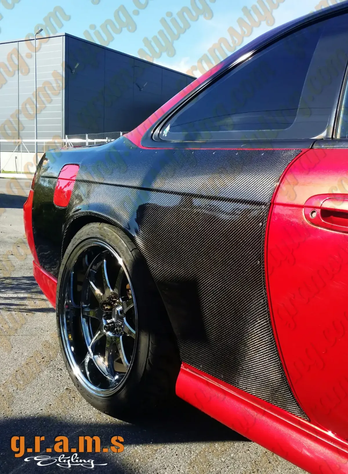 Nissan Silvia S14 S14a Rear Fenders - Version 1 +50mm, photo 1 of 7