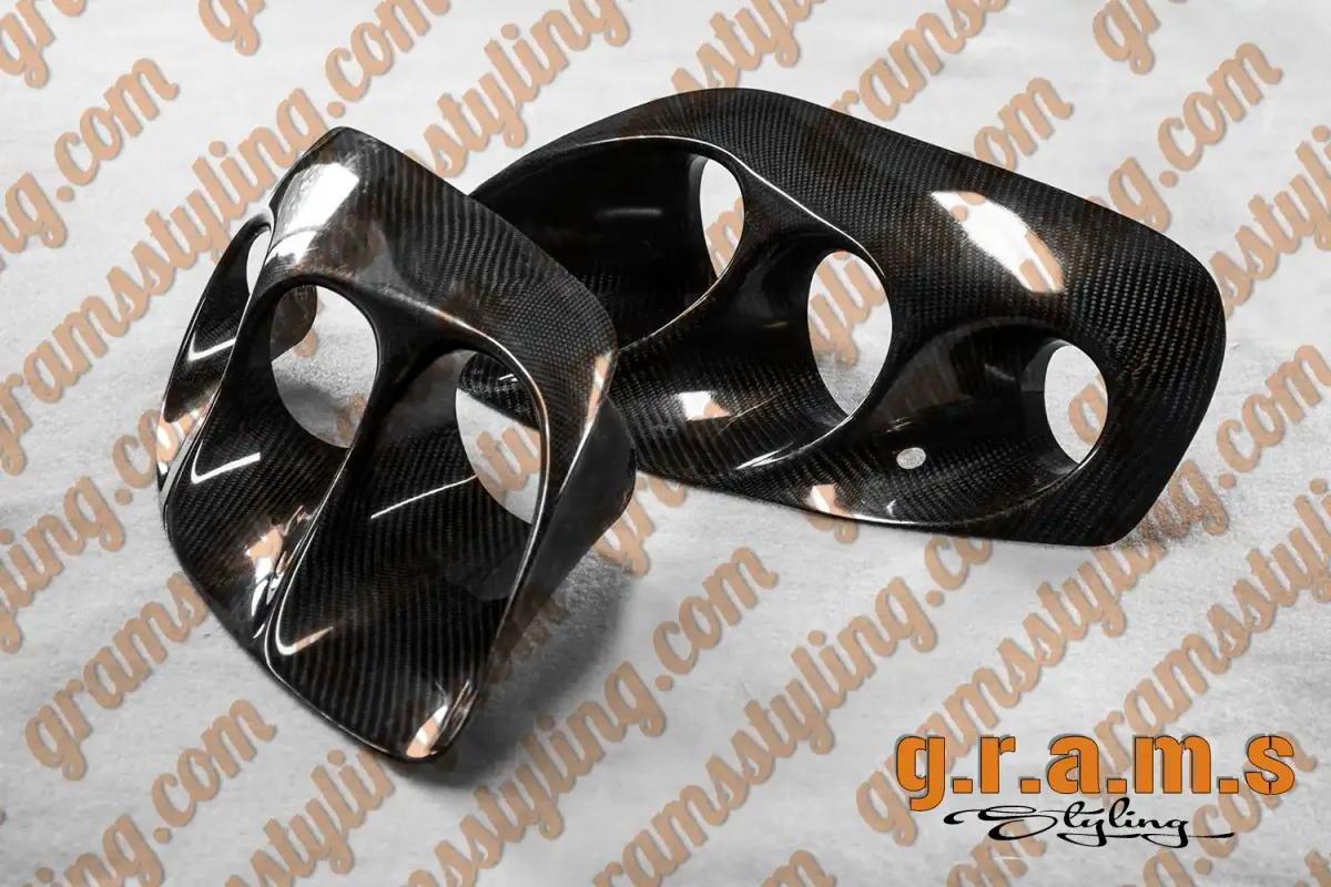 Toyota Supra MK4 Headlight Inserts - AB Flug Style, bild 9 av 11