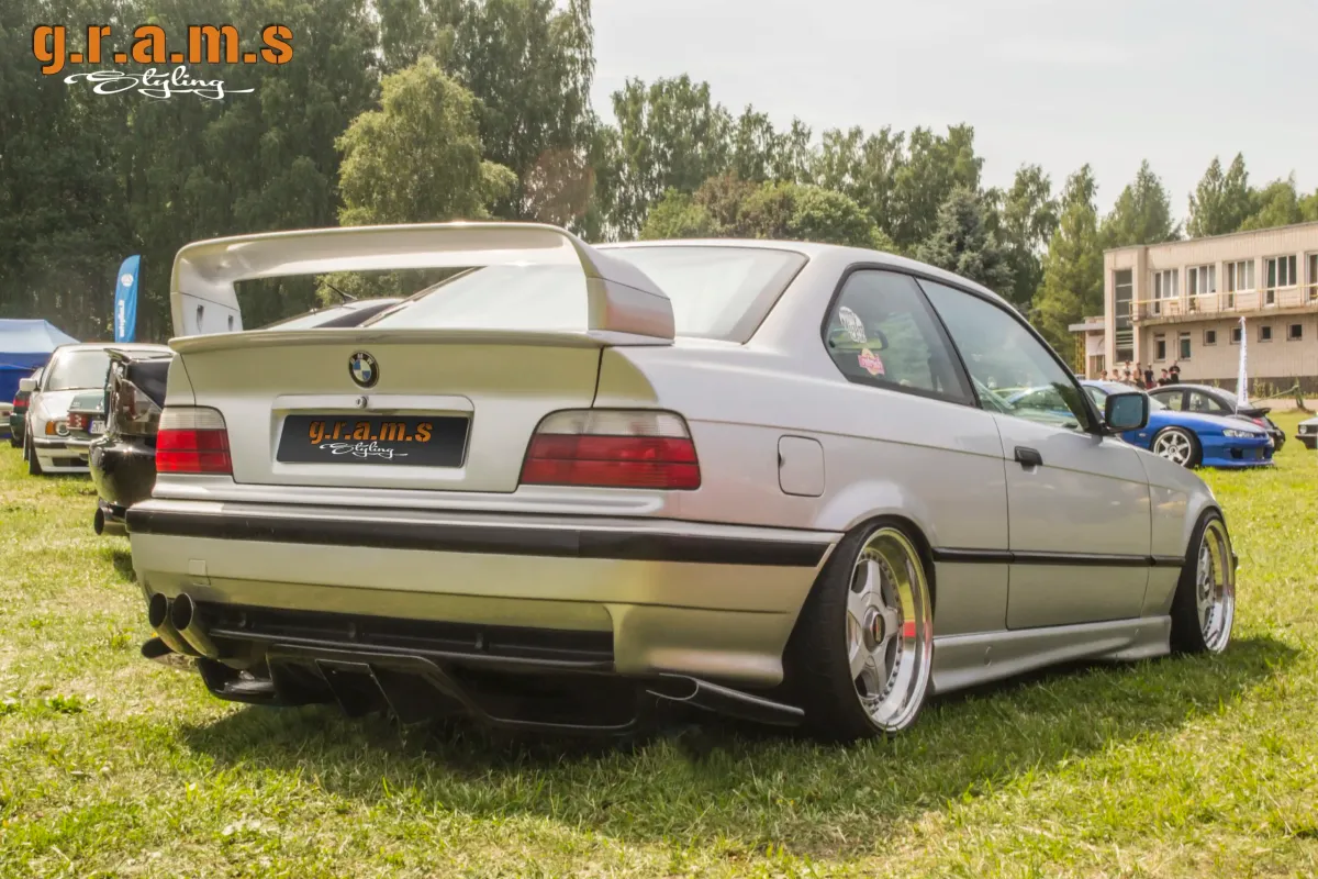 BMW E36 Top Secret Diffuser - Shine Style T3, photo 3 of 12