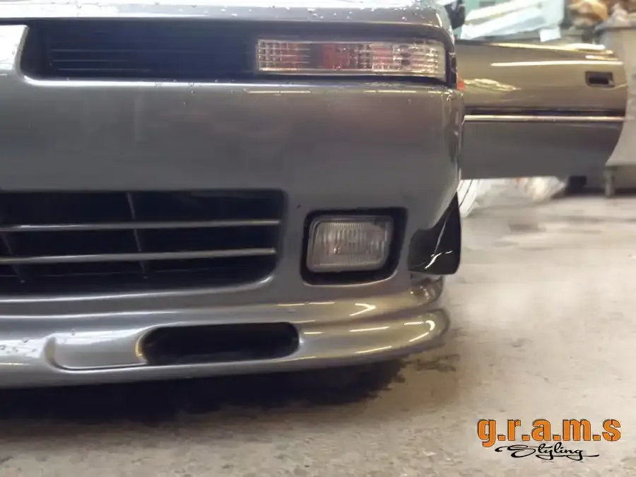 Toyota Supra MK3 Front Bumper Canard Set, photo 4 sur 6