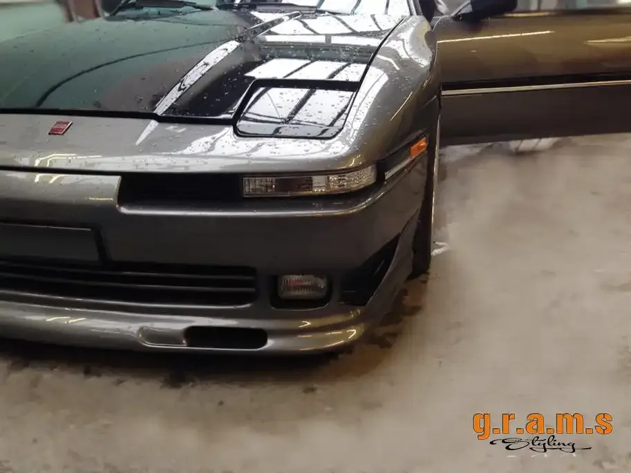 Toyota Supra MK3 Front Bumper Canard Set, photo 5 sur 6