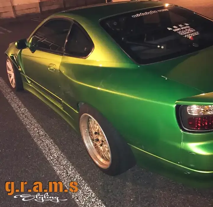 Nissan Silvia S15 Rear Fenders - 50mm Wide Body, photo 9 of 18