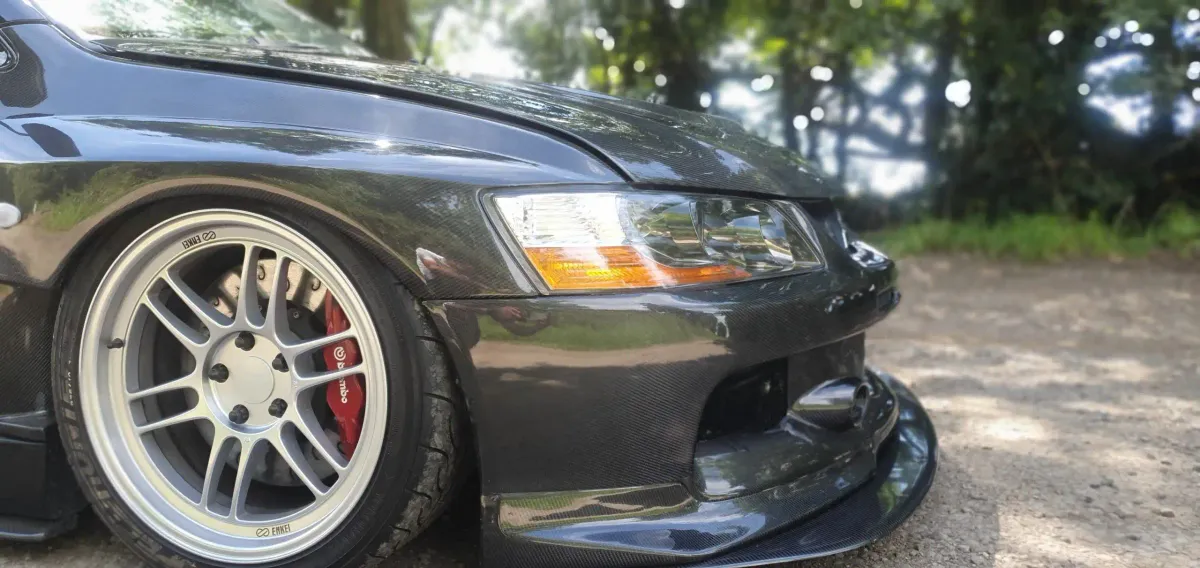 Mitsubishi Lancer Evolution 7 8 9 Front Bumper JDM Style, photo 9 sur 9