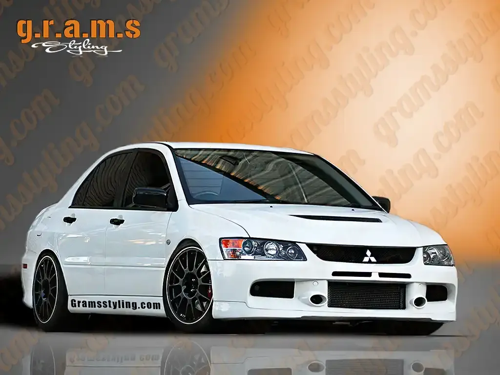 Mitsubishi Lancer Evolution 7 8 9 Front Bumper JDM Style, photo 3 sur 9