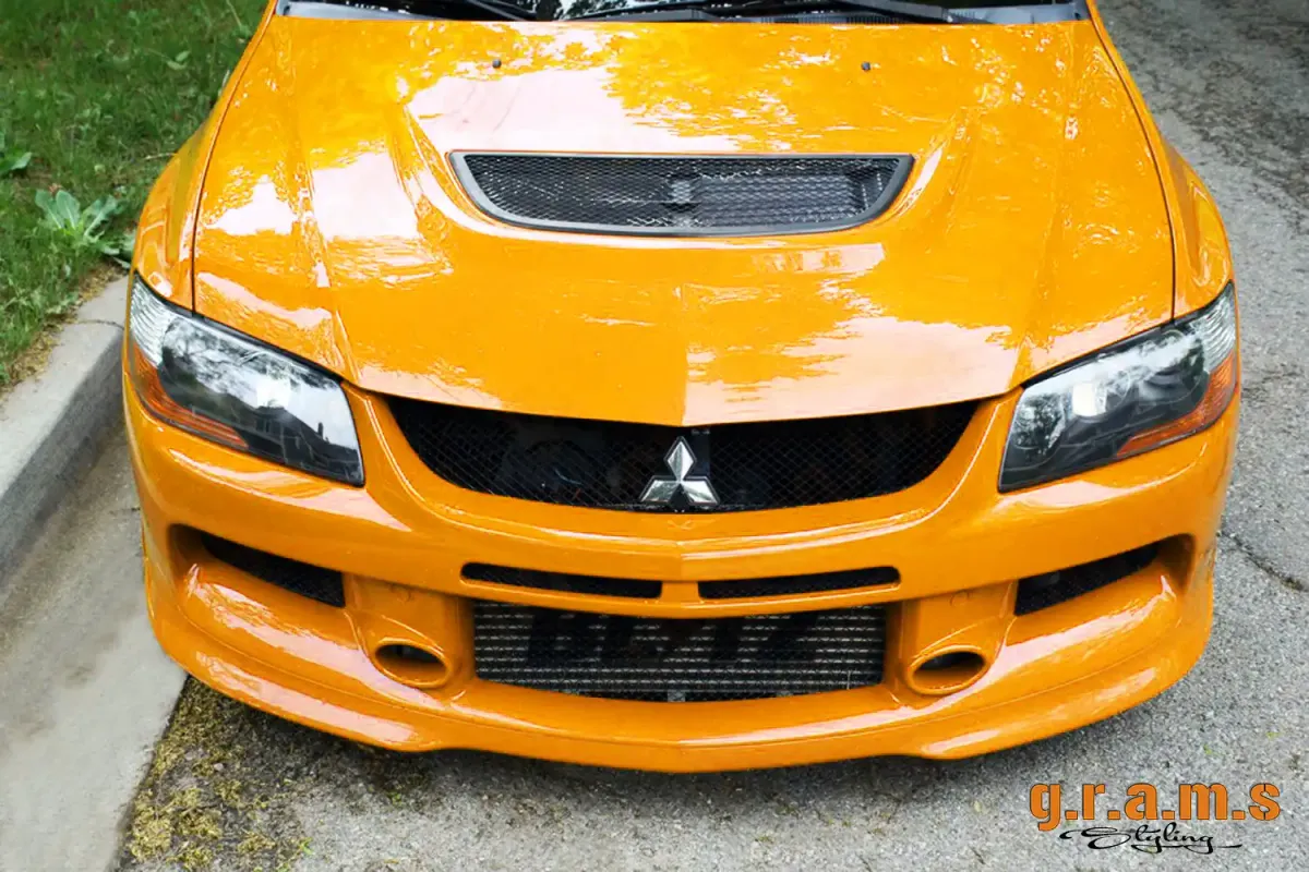 Mitsubishi Lancer Evolution 7 8 9 Front Bumper JDM Style, photo 5 sur 9