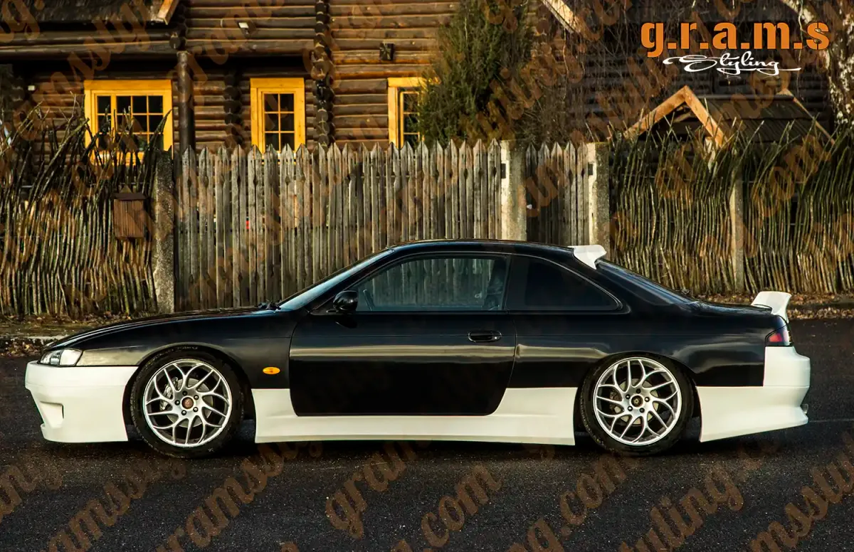 Nissan Silvia S14/ S14a/ 200SX Vertex Style Side Skirts, bild 5 av 9