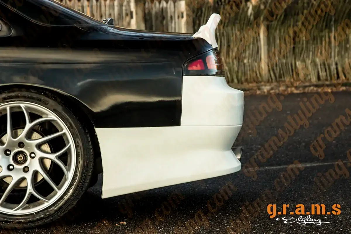 Nissan Silvia S14 S14a 200SX Rear Bumper - Vertex Style, photo 5 sur 8