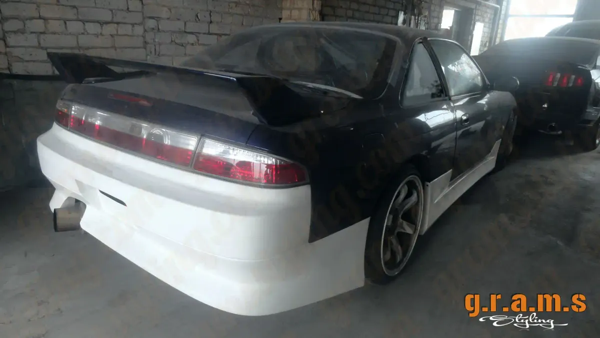 Nissan Silvia S14 S14a 200SX Rear Bumper - Vertex Style, photo 7 sur 8