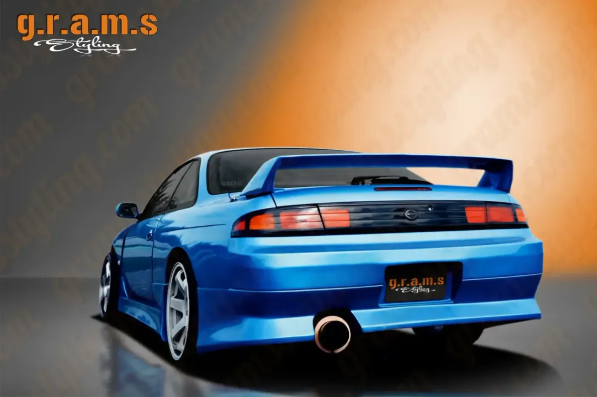 Nissan Silvia S14 S14a 200SX Rear Bumper - Vertex Style, photo 1 sur 8