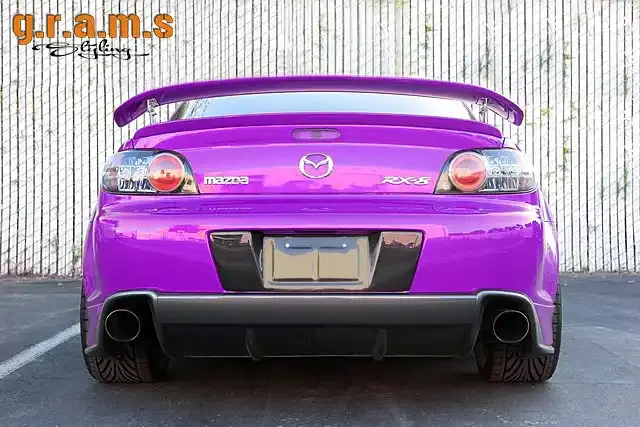 Mazda RX-8 Rear Number Plate Surround - JDM Style