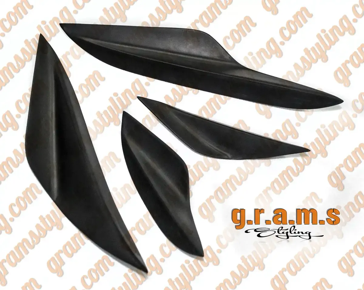 BMW E90 E91 E92 E93 Front Bumper Canards, foto 5 de 15