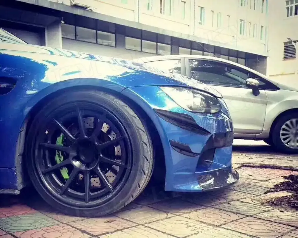 BMW E90 E91 E92 E93 Front Bumper Canards, foto 2 de 15