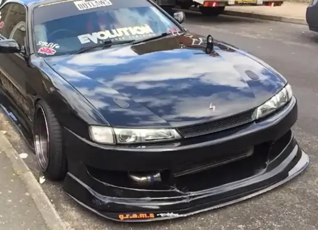 Nissan Silvia S14 Front Bumper Splitter - Lip 176 cm