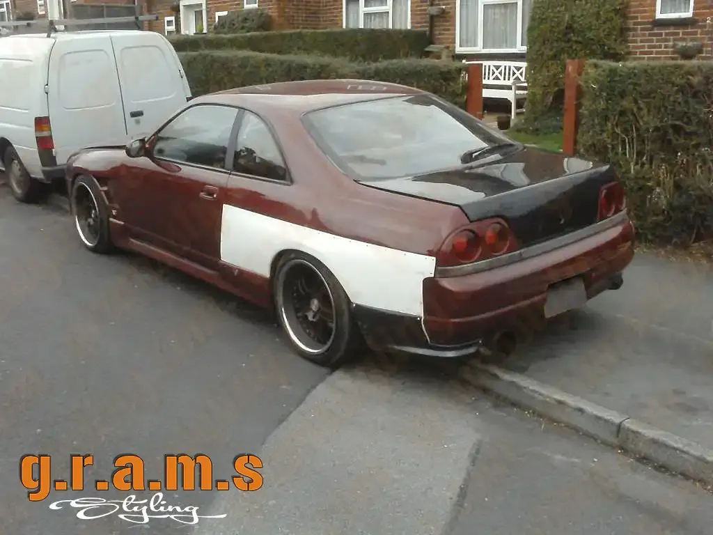 Nissan Skyline R33 Rear Fenders / Full Quarters - GT-R Style +50mm, photo 1 of 13