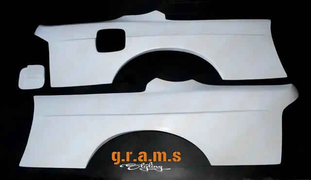 Nissan Silvia S14 S14a Rear Fenders - Origin Style +50mm