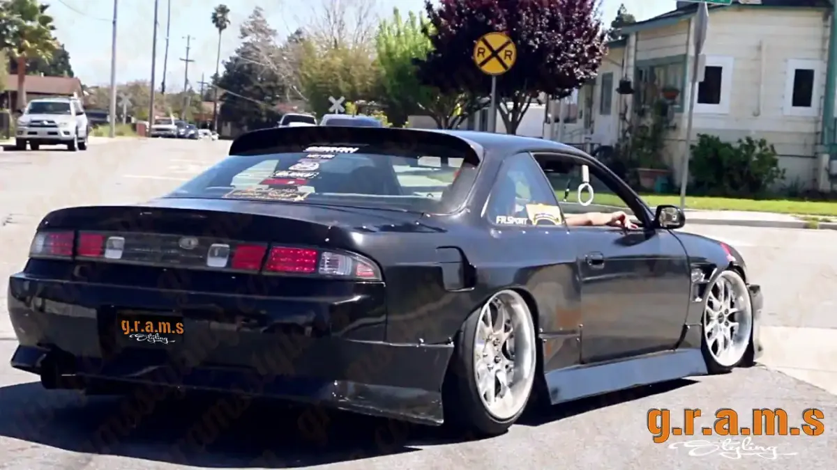 Nissan Silvia S14 S14a Rear Fenders - Origin Style +50mm, photo 3 of 7