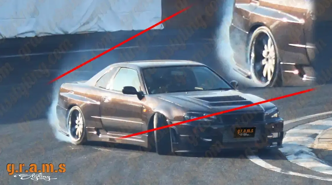 Nissan Skyline R34 GT-R Style 50mm Wide Body Rear Fenders, photo 2 of 10