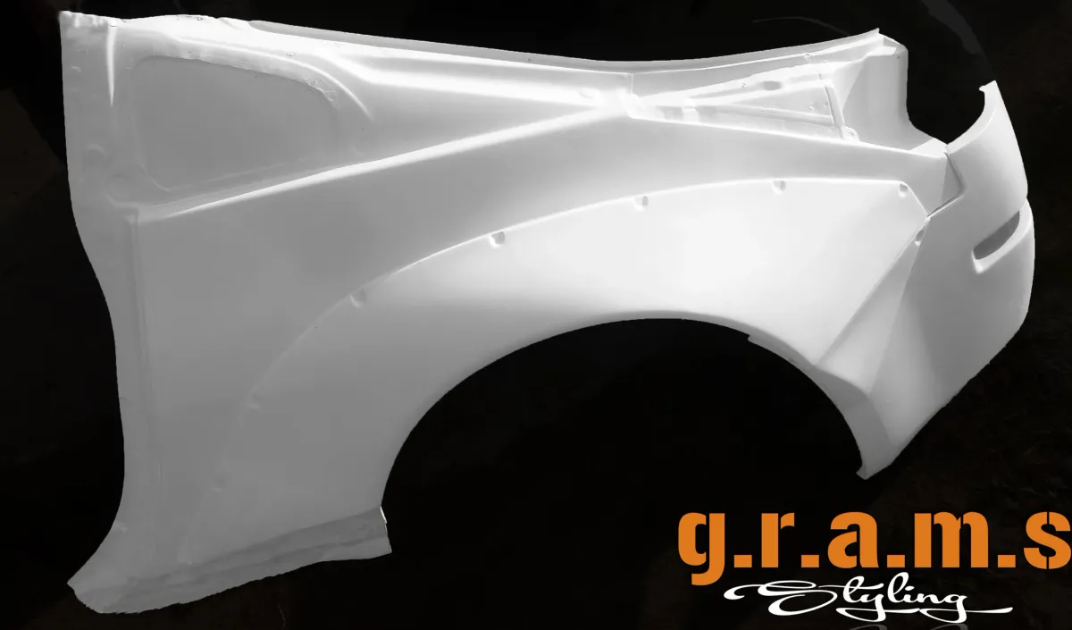 Nissan 350Z Rear Fenders / Full Quarters - Version 1 +100mm, photo 16 of 20