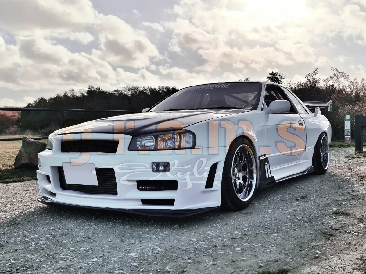 Nissan Skyline R34 GT-R Front Bumper - Z-Tune Style, zdjęcie 4 z 16