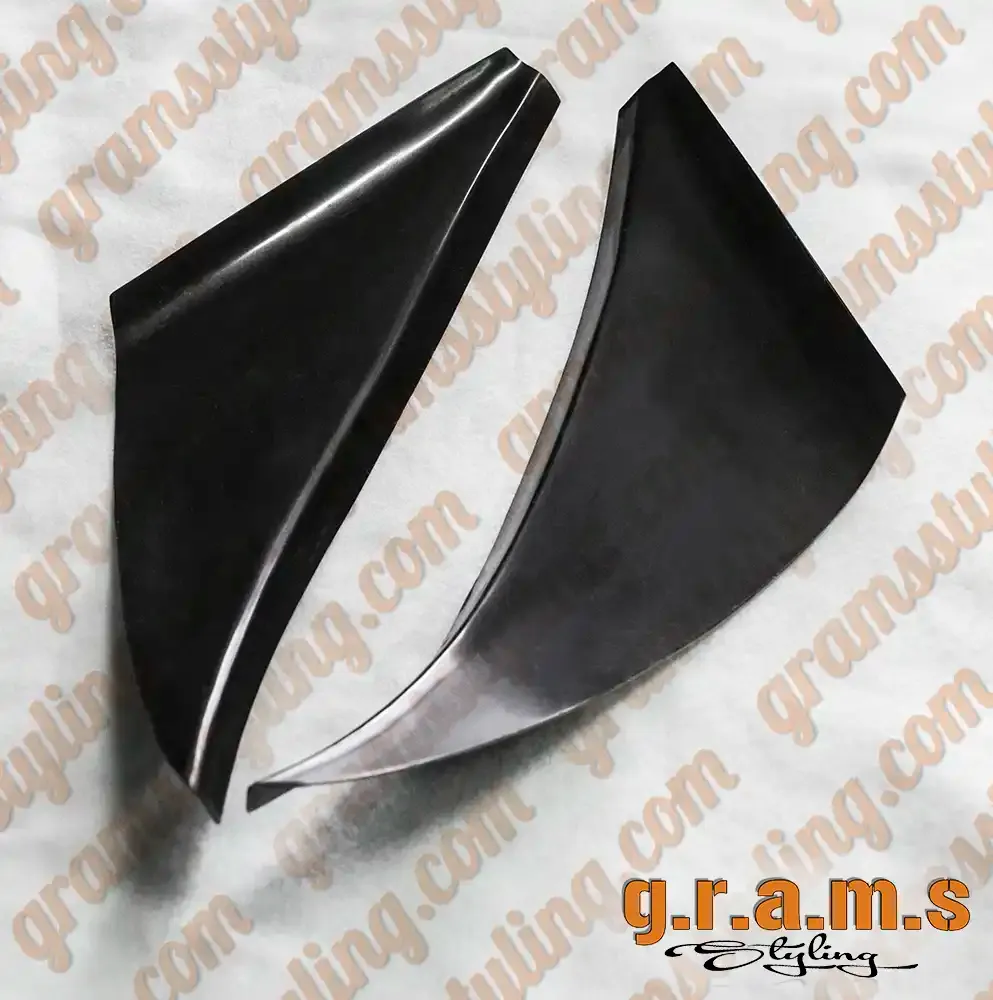 Toyota Supra MK4 OEM Front Bumper Canards, photo 3 of 5