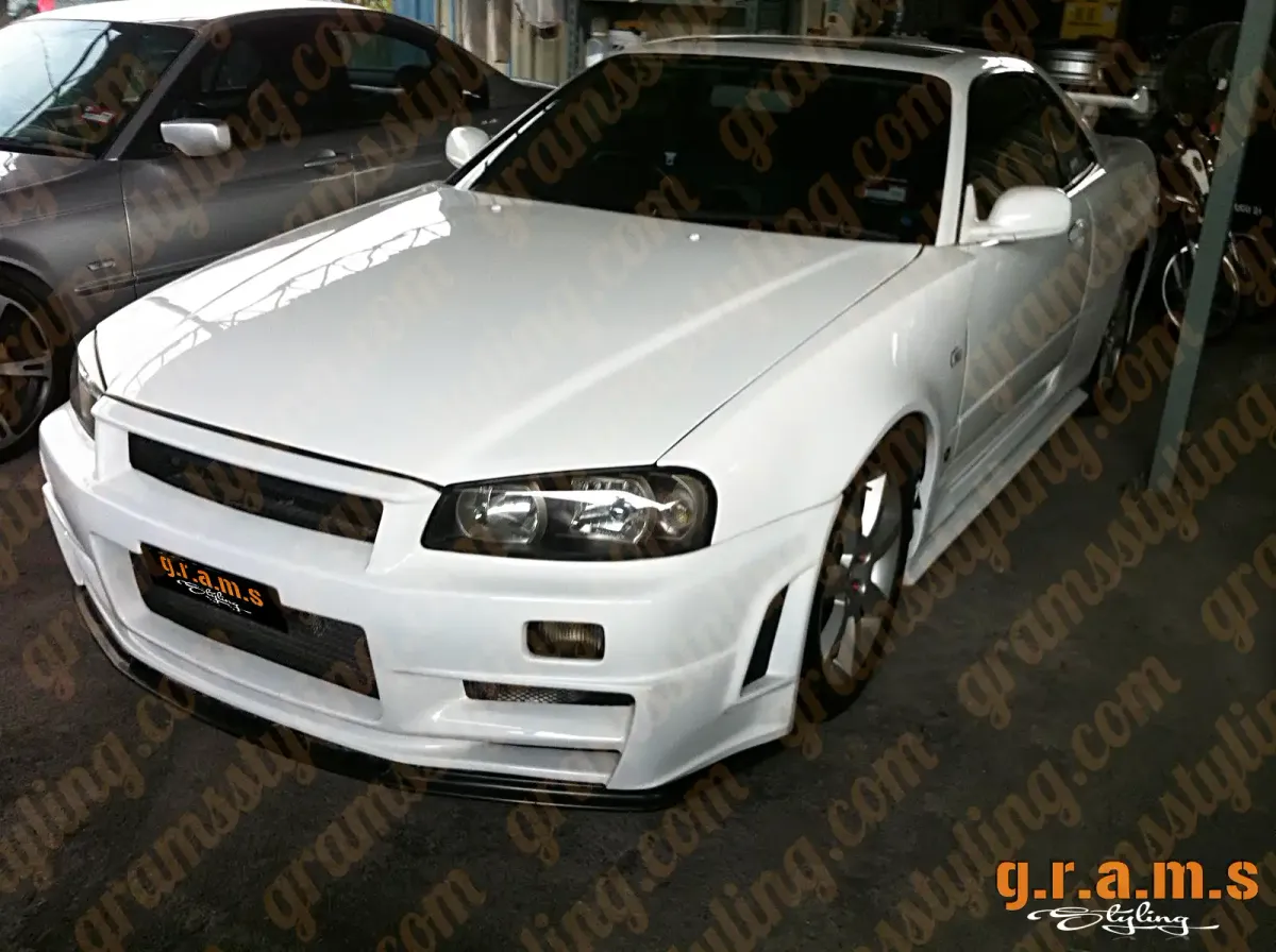 Nissan Skyline R34 Front Wings / Fenders - Z-Tune Style Widebody, photo 5 of 8